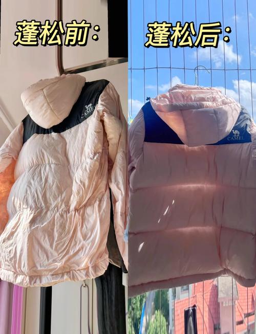真空收纳收纳前后的羽绒服蓬松度对比图
