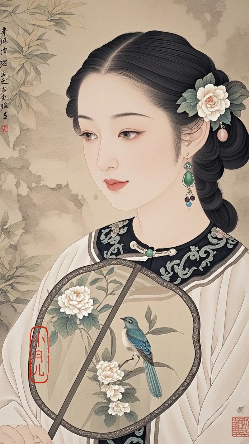 中式工笔画风——端庄到让你不敢动