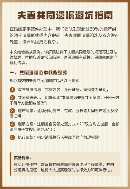 遗嘱纠纷高频避坑指南