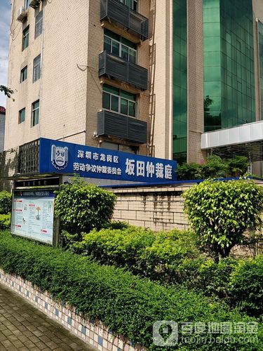 深圳龙岗劳动人事争议仲裁委员会外景图