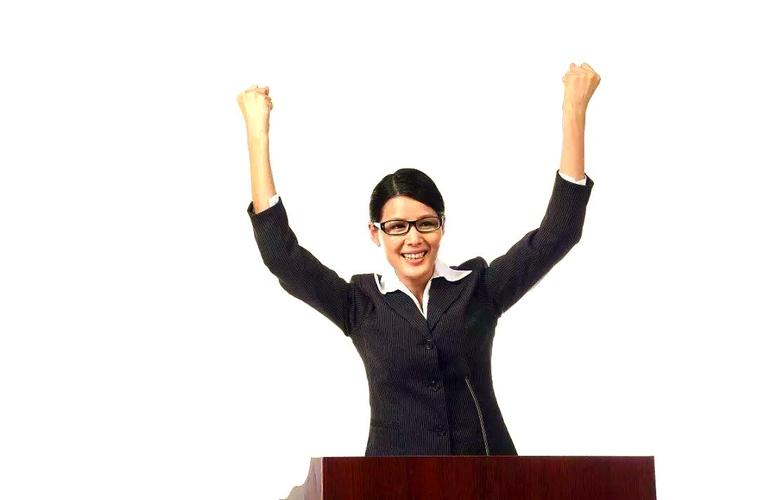 演讲者忘词时自嘲的手势
