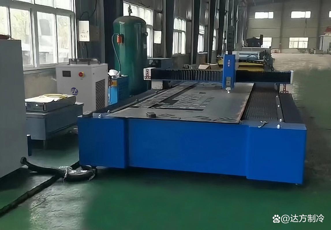 钣金厂激光切割机配套冷水机安装实拍图