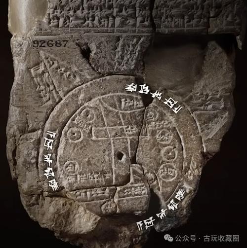 巴比伦世界地图泥板大英博物馆