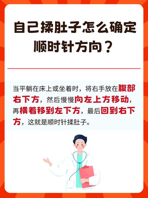 餐后腹部顺时针安抚手法位置图