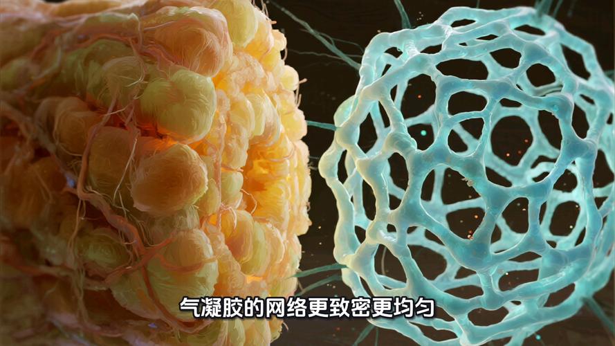 气凝胶纳米多孔结构扫描电镜图