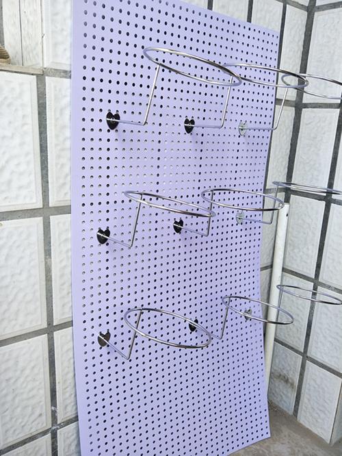 洞洞板工具墙承重挂钩细节图