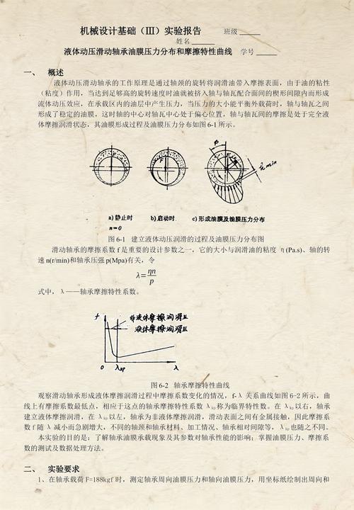 滚动轴承弹性流体动压润滑压力分布模拟图