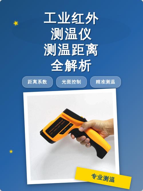 工业测温枪距离系数比D:S示意图