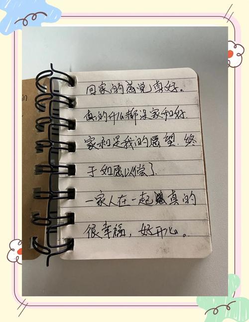 写家族往事的手写笔记本家族疗愈