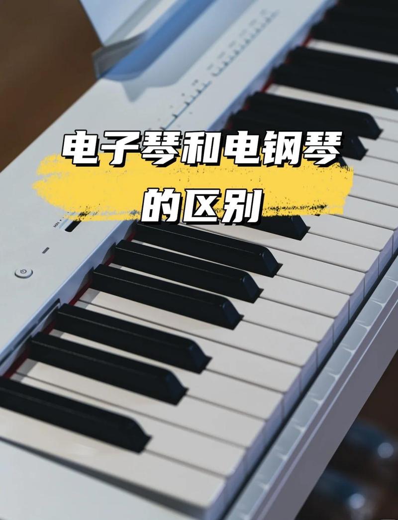 钢琴与电子琴电钢琴并排对比图