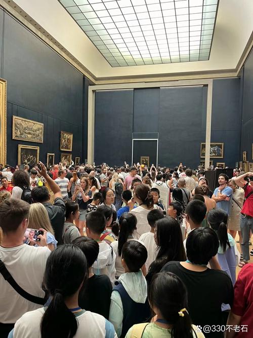 卢浮宫蒙娜丽莎高精度数字化扫描现场图