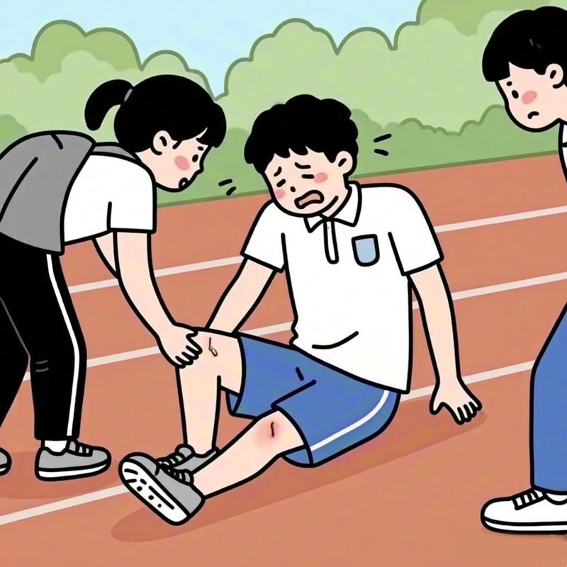 学生无奈被占体育课场景