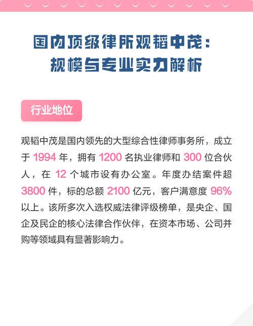 入选律所专业解析
