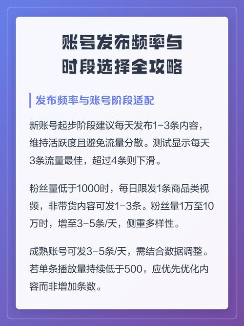 内容账号更新频率流量对比表