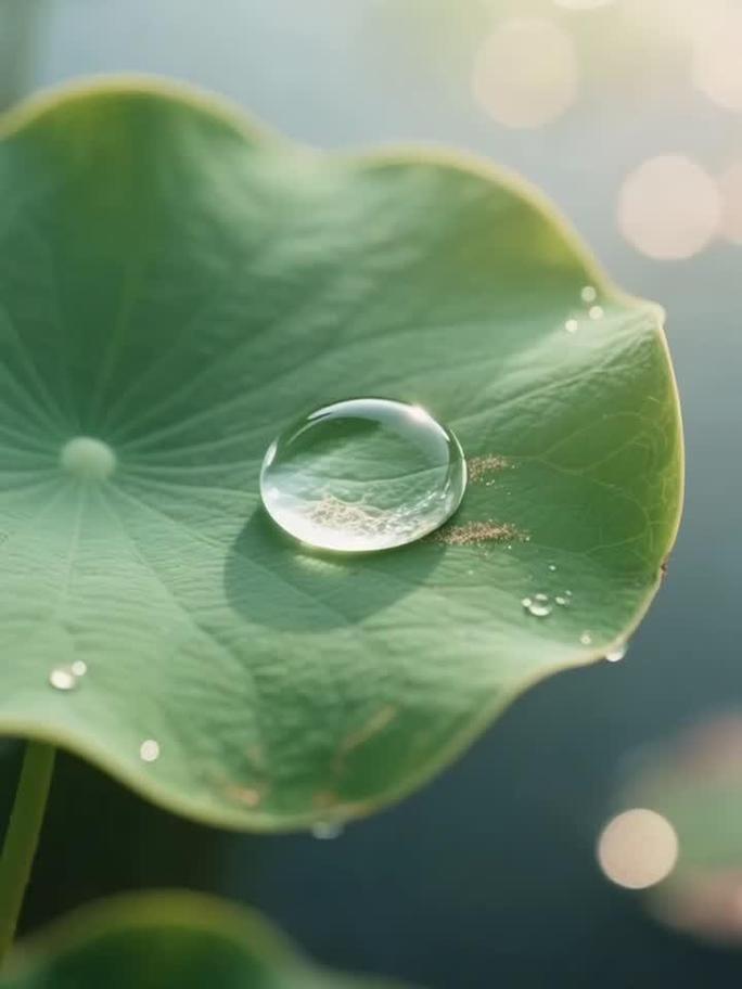 超疏水材料水滴弹跳实验现象
