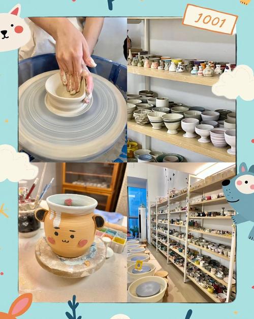 陶艺体验工作室手工陶土场景